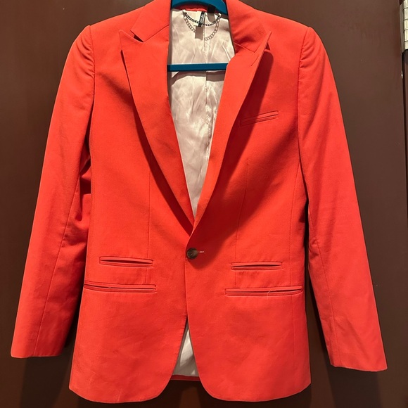 Topshop Jackets & Blazers - Topshop Premium Red Blazer
